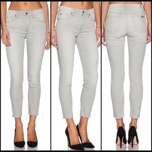 7 For all mankind the mid rise cropped skinny 28